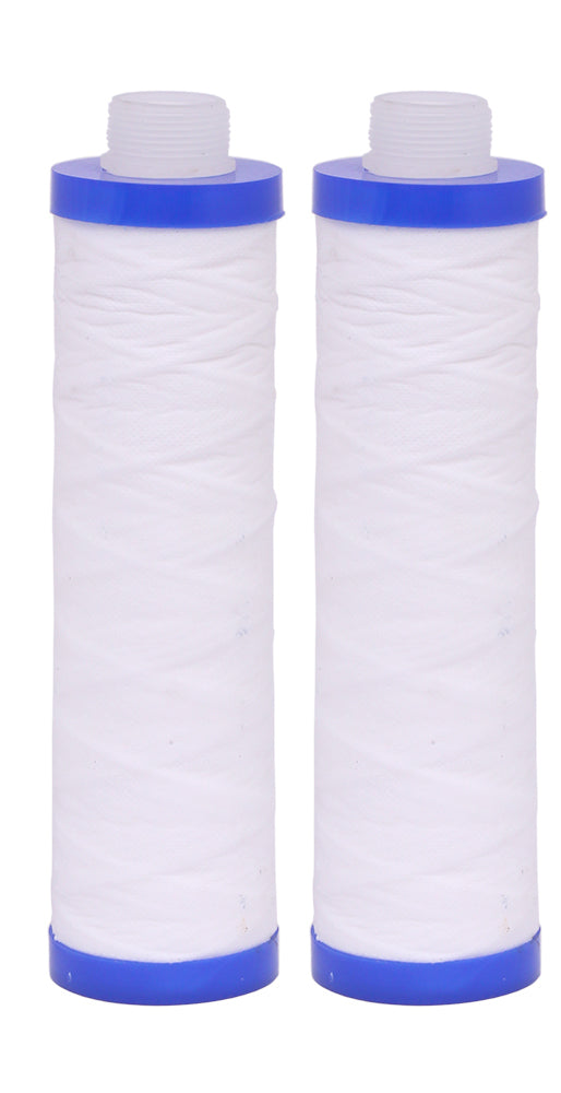 RiverSoft PreRO-6 RO prefilter assembly with additional MLT cartridge | Compatible with KENT RO Water Purifier (1/4 inch / 6mm connection, White, PP)