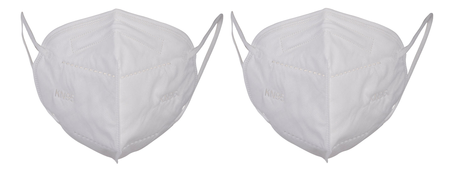 AiroPure KN95 Mask FFP2 Respirator with Nose Pin (pack of 2)
