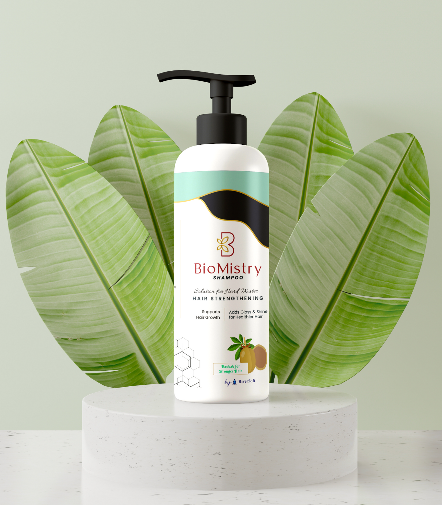 Hair Strengthening Shampoo | designed for hard water | Free from Paraben and sulphate | with Amaranth and Baobab seed extract | 200ml