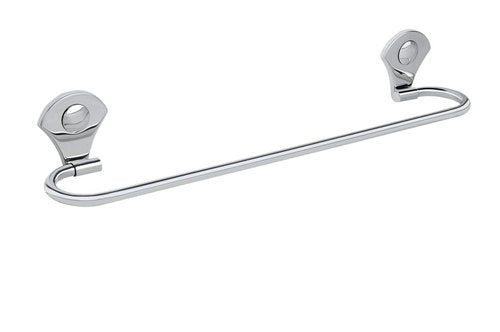 SAMANEA RTROD-24 Stainless Steel Royal Towel Rod for Bathroom | Kitchen | Wardrobe (24 Inch, Chrome, SS202)