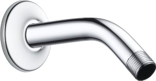 SA-001 Shower arm with flange | Brass, 6 inch