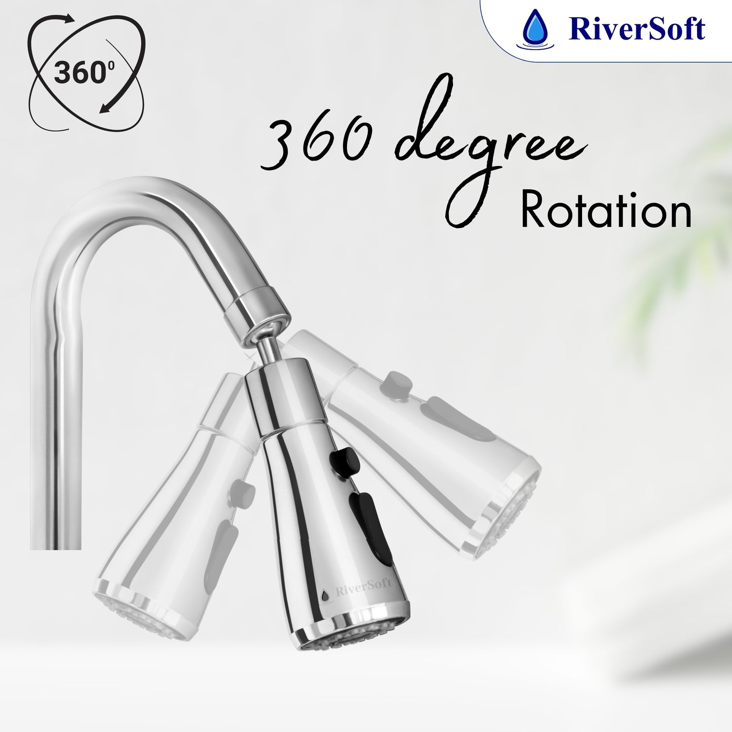 Tap Extender for Kitchen Sink | 360 Degree Rotation | Water Saving Nozzle | 2 Mode Flow