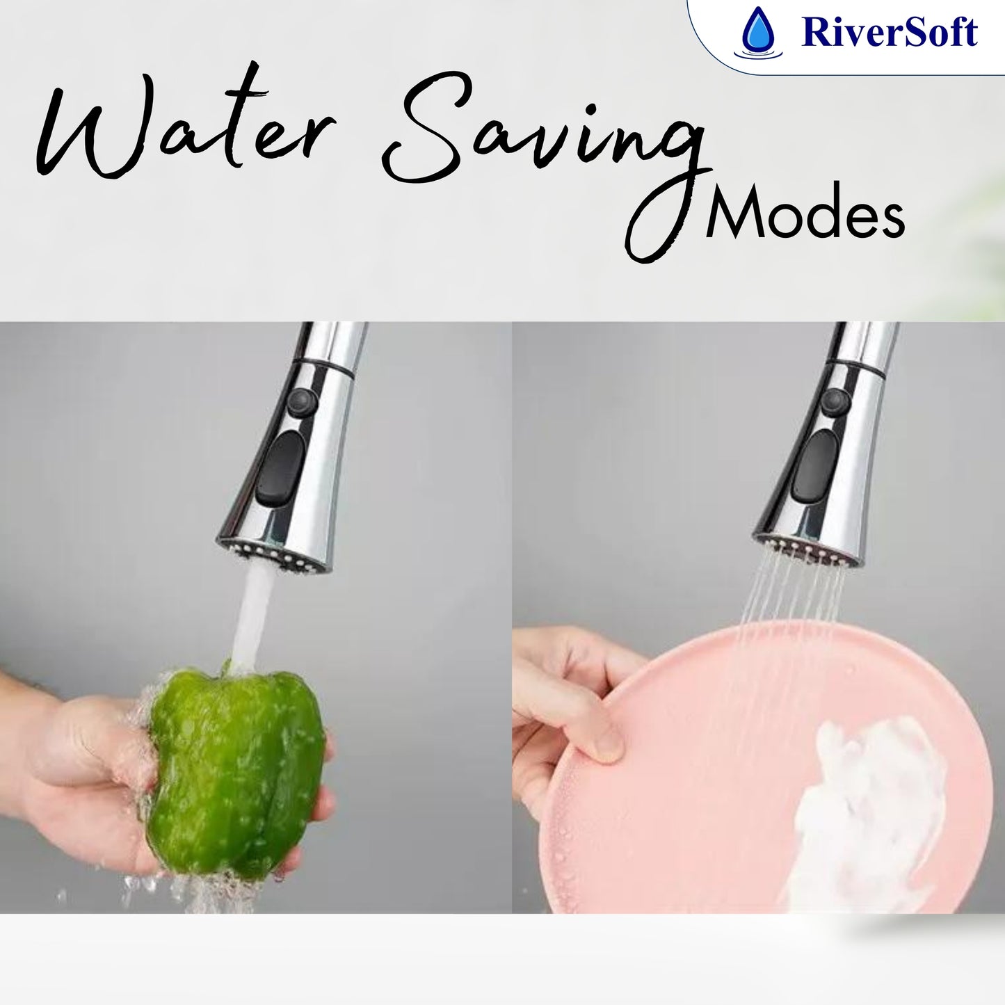 Tap Extender for Kitchen Sink | 360 Degree Rotation | Water Saving Nozzle | 2 Mode Flow