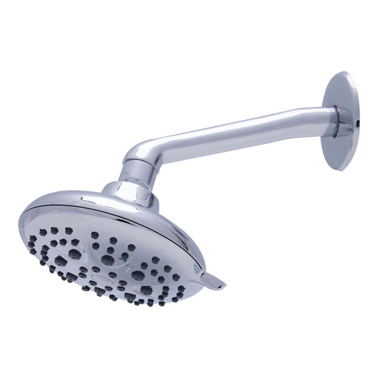 MS-5F125-SA-001 overhead mist shower with ABS 6 function spray settings with shower arm and flange