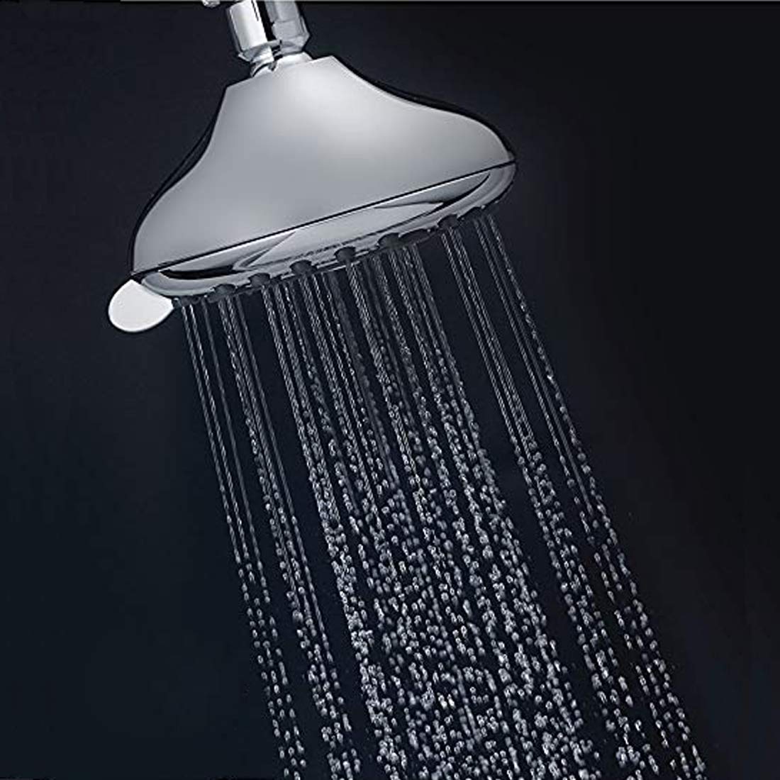 MS-5D135-SA-001 Overhead mist shower with 6 function spray settings with shower arm and flange