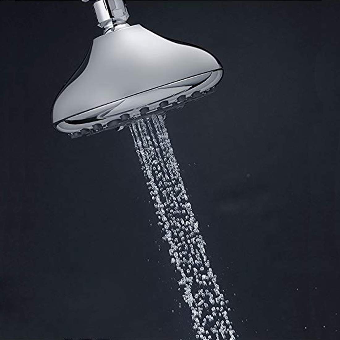 MS-5D135 Overhead shower with 6 function spray settings without arm