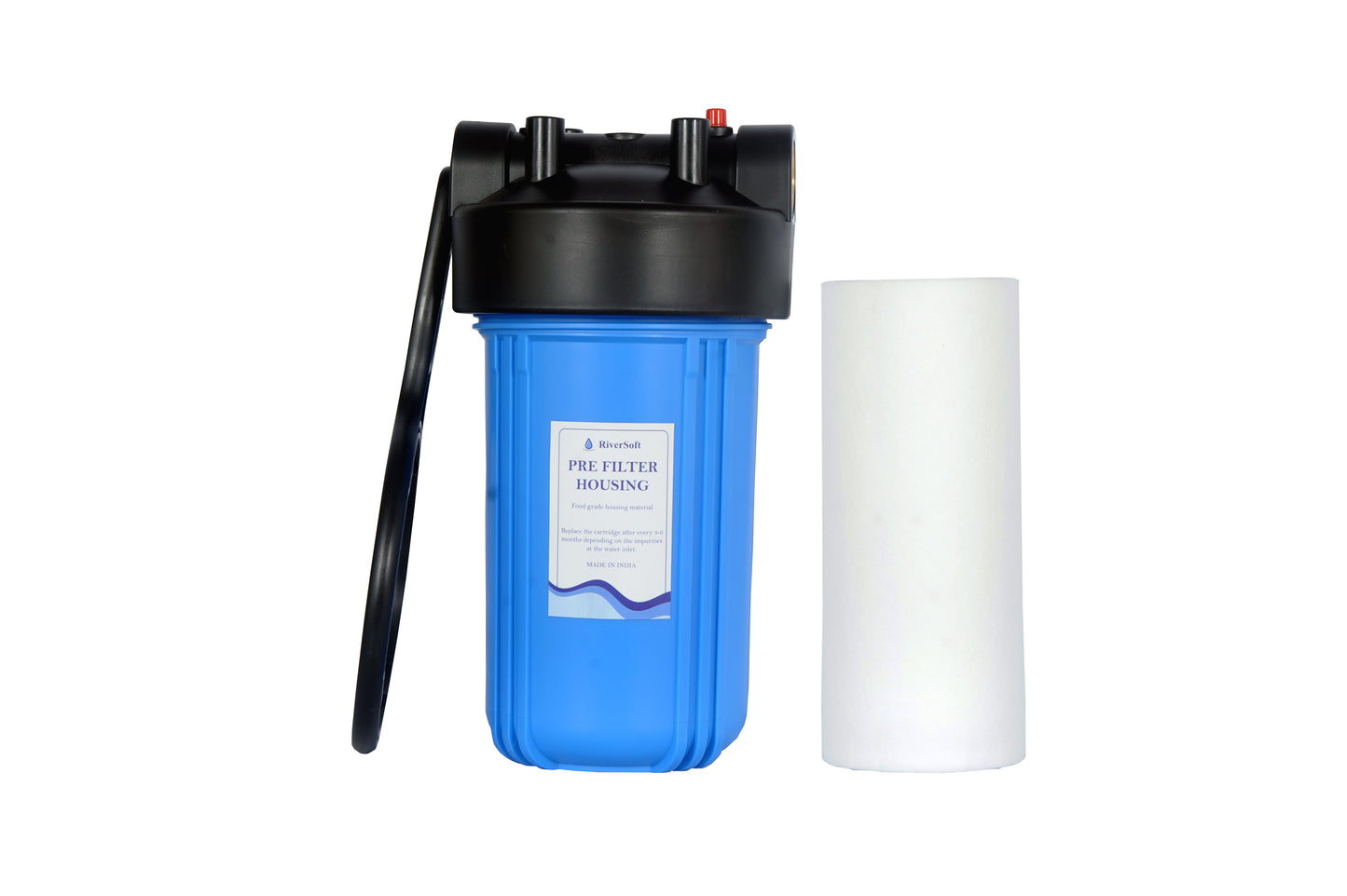 ASP-10 Mainline sediment filter | 10 inch housing with spun cartridge | 5 micron | 1 inch inlet outlet