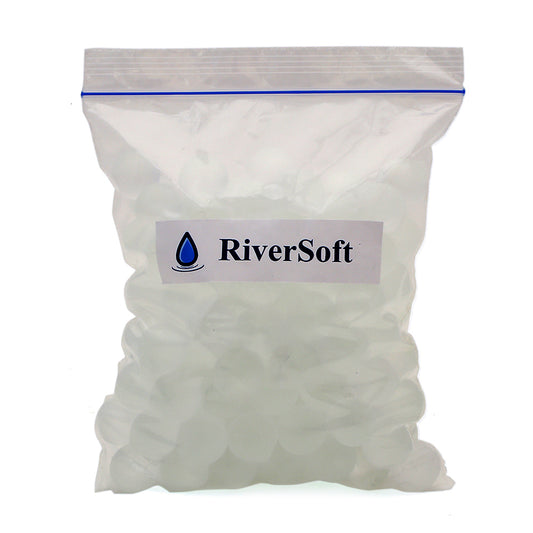 RiverSoft RO Antiscalant balls for hard water | Protects RO membrane from scaling, foul smell and contaminations in RO Prefilter housing(1Kg)