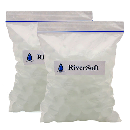 RiverSoft RO Antiscalant balls for hard water | Protects RO membrane from scaling, foul smell and contaminations in RO Prefilter housing(2Kg)