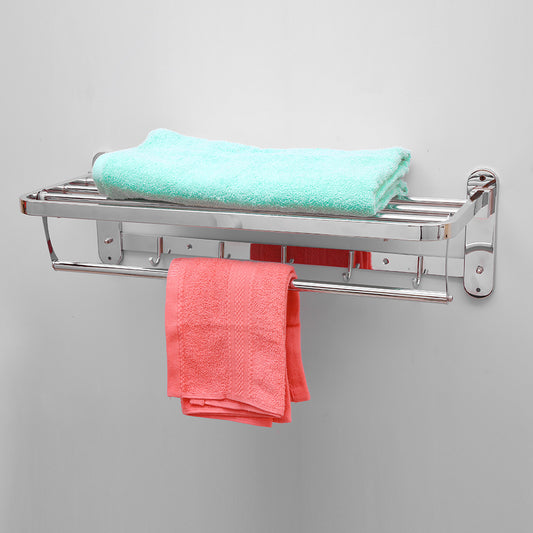 TRF-24 Stainless Steel Folding Towel Rack for Bathroom (24 inch)